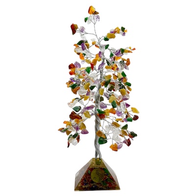 300 Bead Multi Tree Orgonite Pyramid Base
